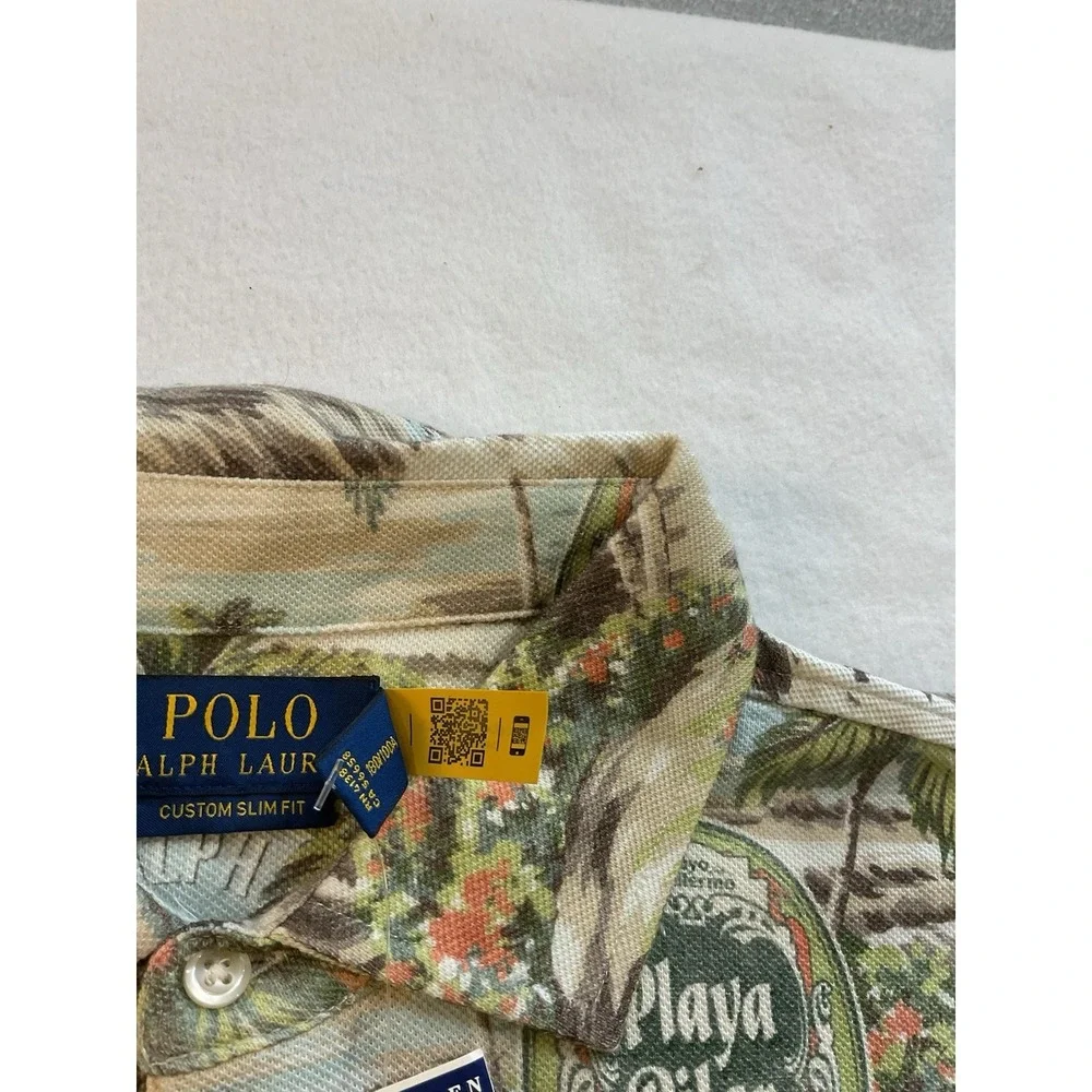 Polo Ralph Lauren Grand Hotel Playa Paraiso Mens L Classic Fit Shirt NWT $168.00
